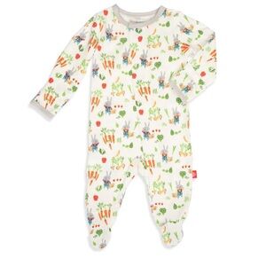 Magnetic Me Bunny Print Onesie